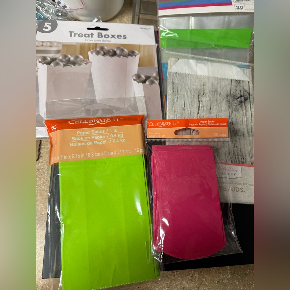 Treat boxes and bags bundle
